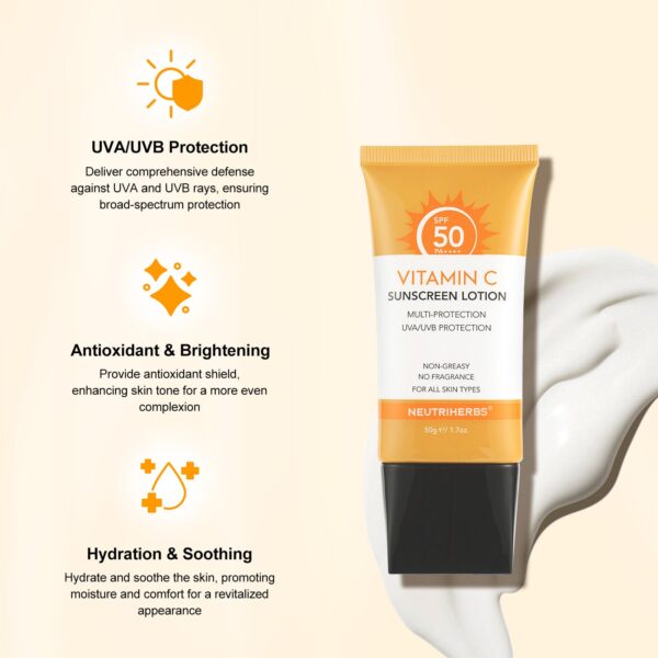 Vitamin C Sunscreen SPF50 - Image 5