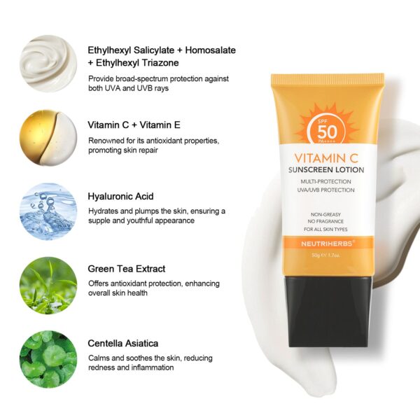 Vitamin C Sunscreen SPF50 - Image 3