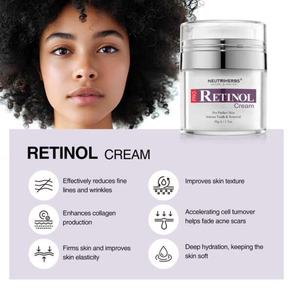 PRO Retinol Cream For Wrinkles And Acne Marks - Image 5